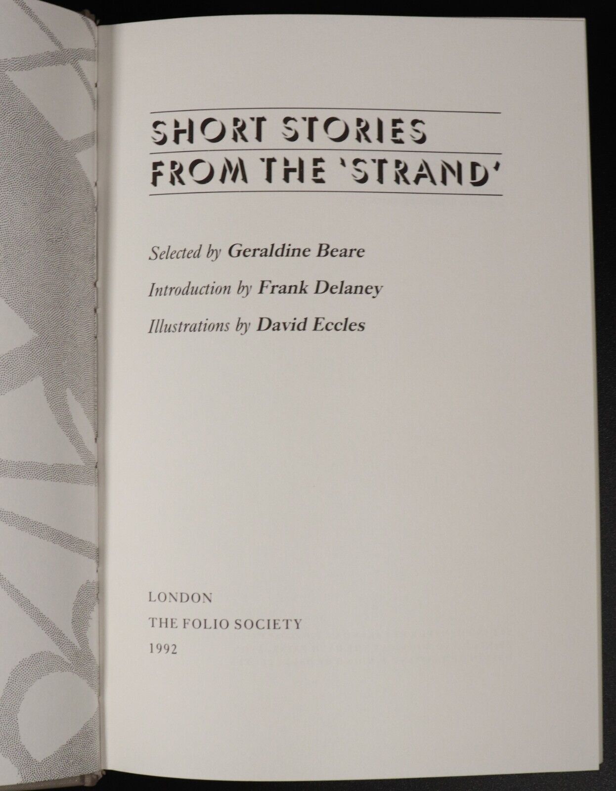 1991 3vol Stories From The Strand Folio Society Fiction Books Crime Adventure