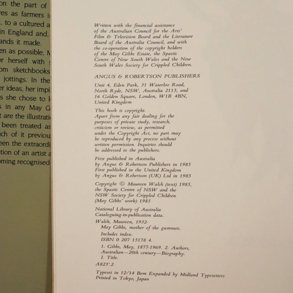 1985 The May Gibbs Collection Gumnut Classics Childrens Book Set + Bonus Book