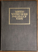1921 British Water-Colour Painting Of Today G. Holme Antique Art Reference Book-1