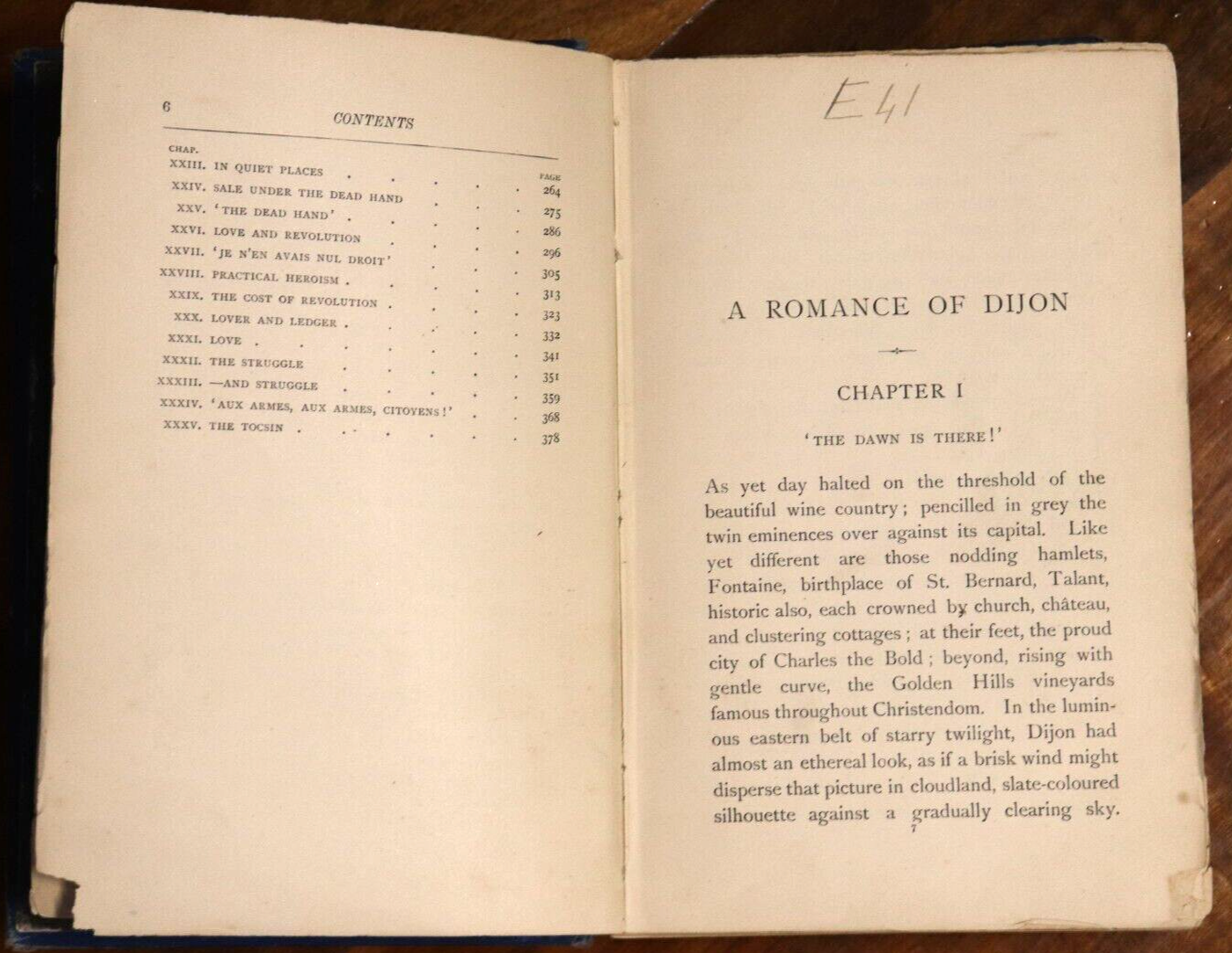 1894 A Romance Of Dijon by M Betham Edwards 1st Edition Antique Travel Book