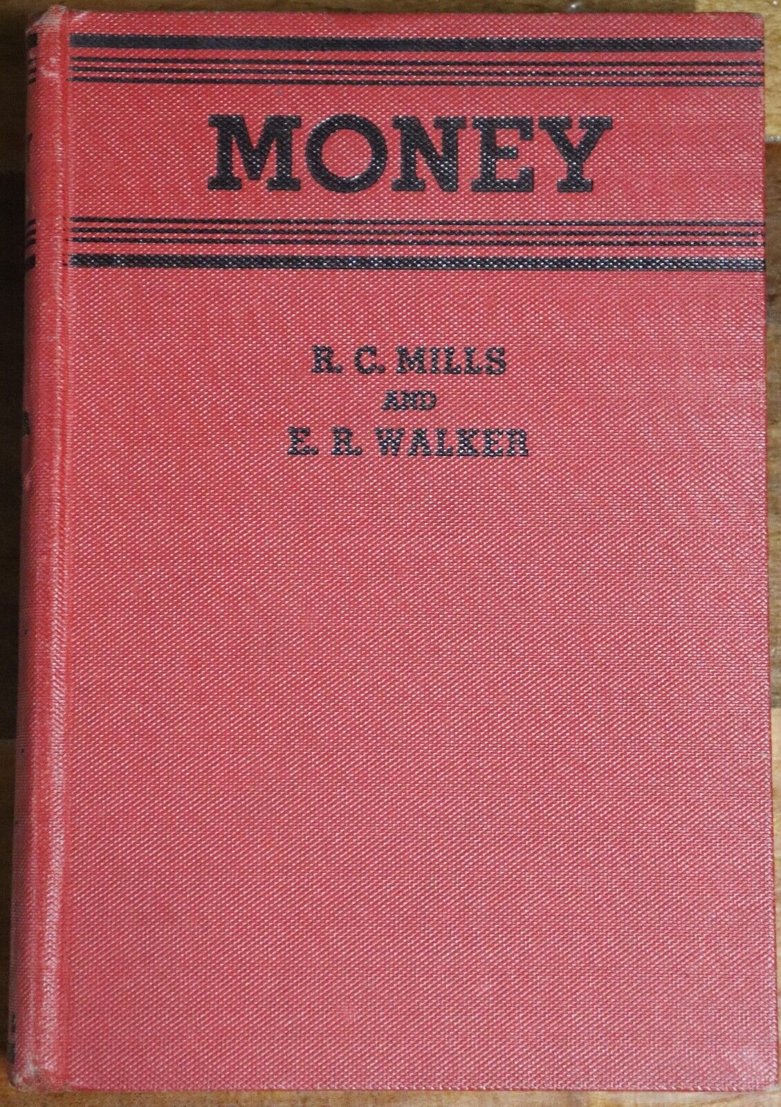 1941 Money by RC Mills & ER Walker Australian Financial Reference Book