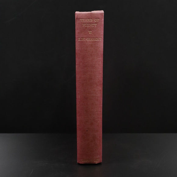c1930 Years Of Plenty by Elisabeth De Gramont Antique Fiction Book