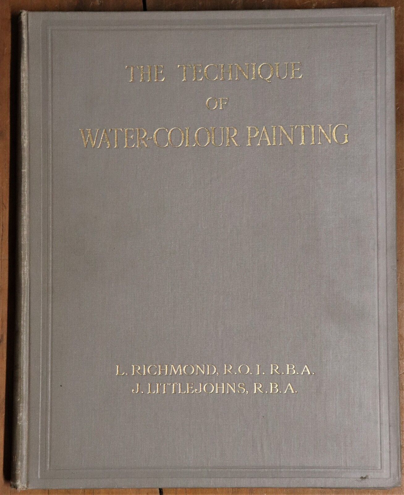 1926 The Technique Of Water-Colour Painting Antique British Art Reference Book