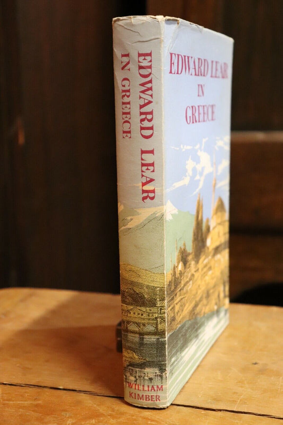 1965 Edward Lear In Greece Landscape Artist Vintage Art Reference Book