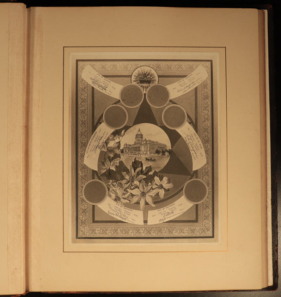 1897 Colony Of Victoria To Queen Victoria Antiquarian Australian History Book