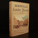 1951 Boswell's London Journal 1762 - 1763 Vintage Scottish History Book-1