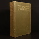 1926 Myths Of Greece & Rome by H.A. Guerber Antique Illustrated Literature Book-1