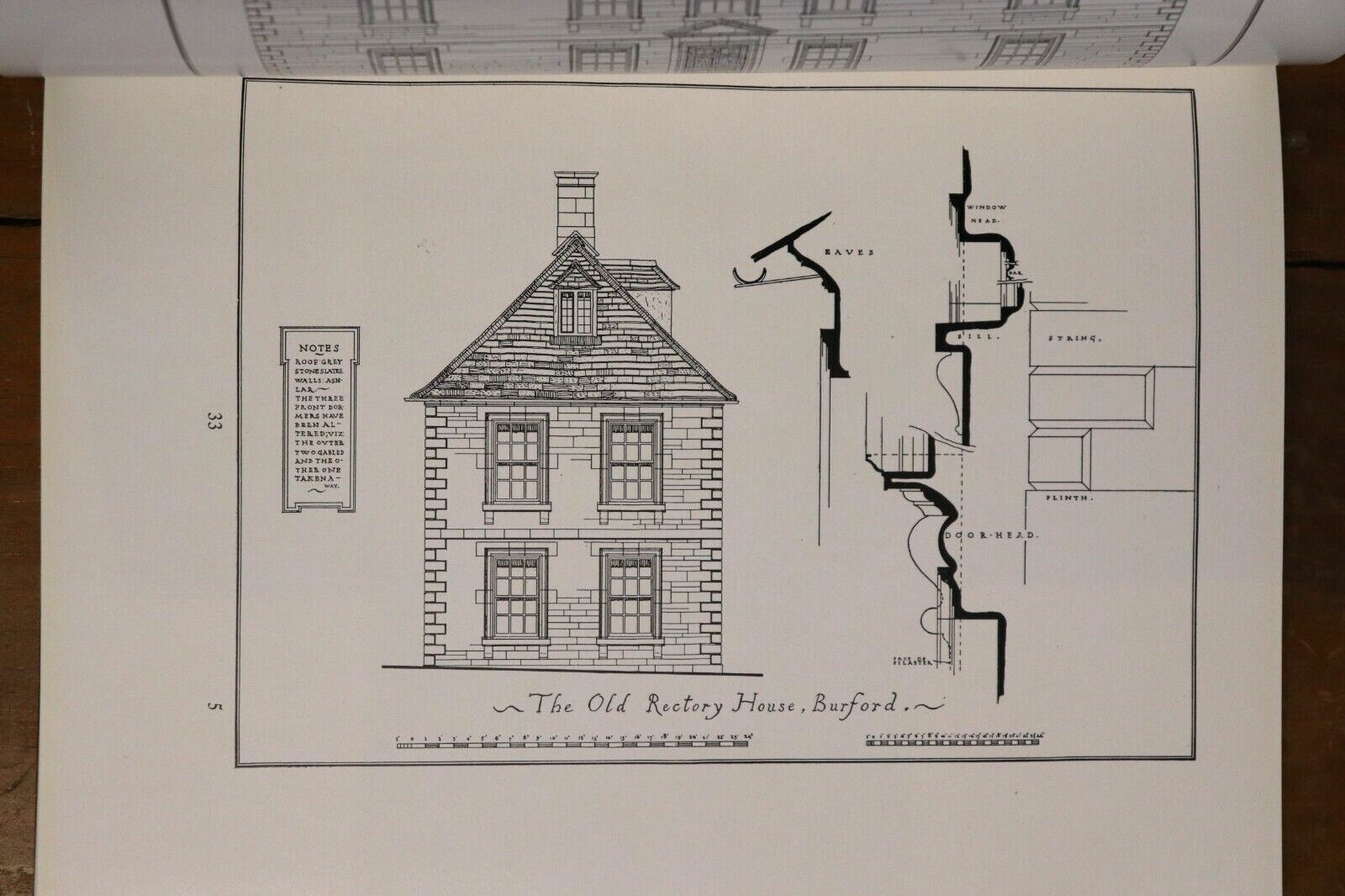 1928 English Domestic Architecture by Horace Field Antique Reference Book