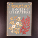1944 Impressions Of English Literature Antique British History Reference Book-8