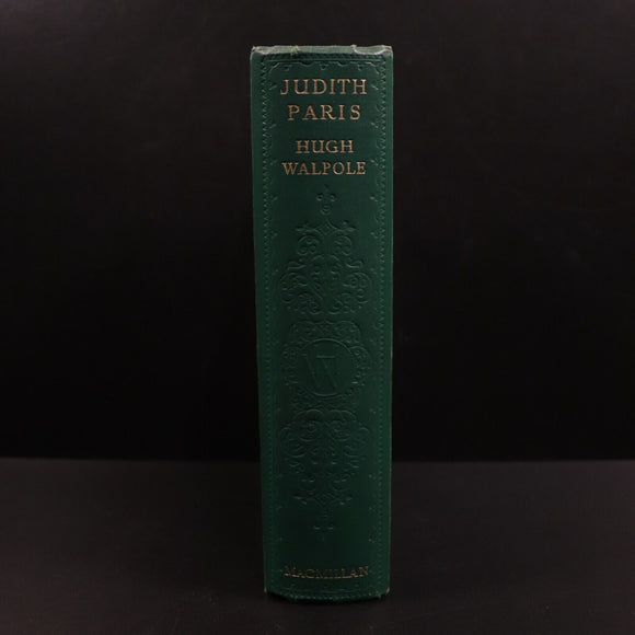 1931 Judith Paris: A Novel by Hugh Walpole 1st Edition British Fiction Book