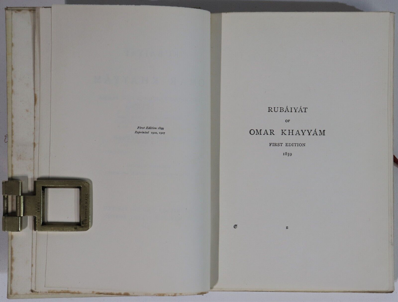 1907 Rubaiyat Of Omar Khayyam Antique Classic Persian Philosophy Literature Book