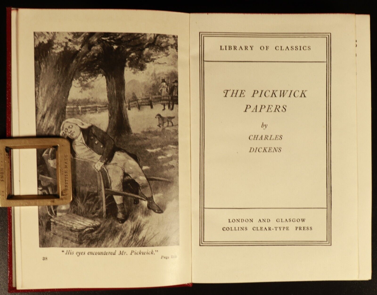 c1930 9vol Collins Library Of Classics by Charles Dickens Antique Fiction Books