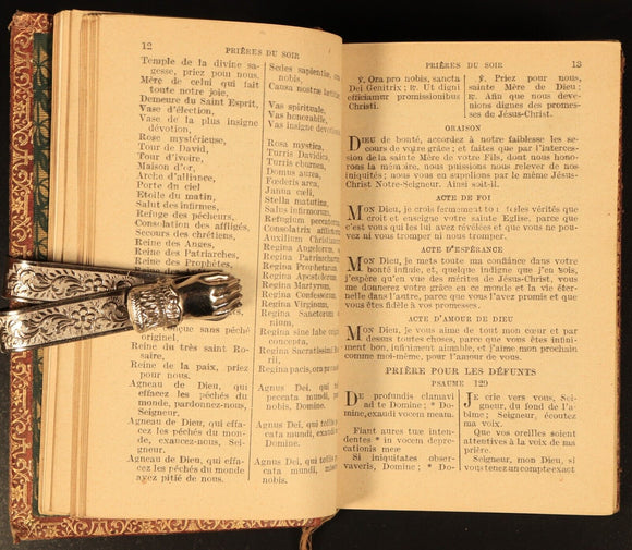 Paroissien Complet ou Heures A L'Usage Du Diocese De Lyon 1918 Antique Book