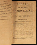 1802 Essais De Michel De Montaigne Antiquarian French Literature Book Vol 1-9