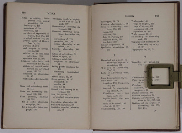 1915 The Business Of Advertising Antique Marketing & Promotion Reference Book