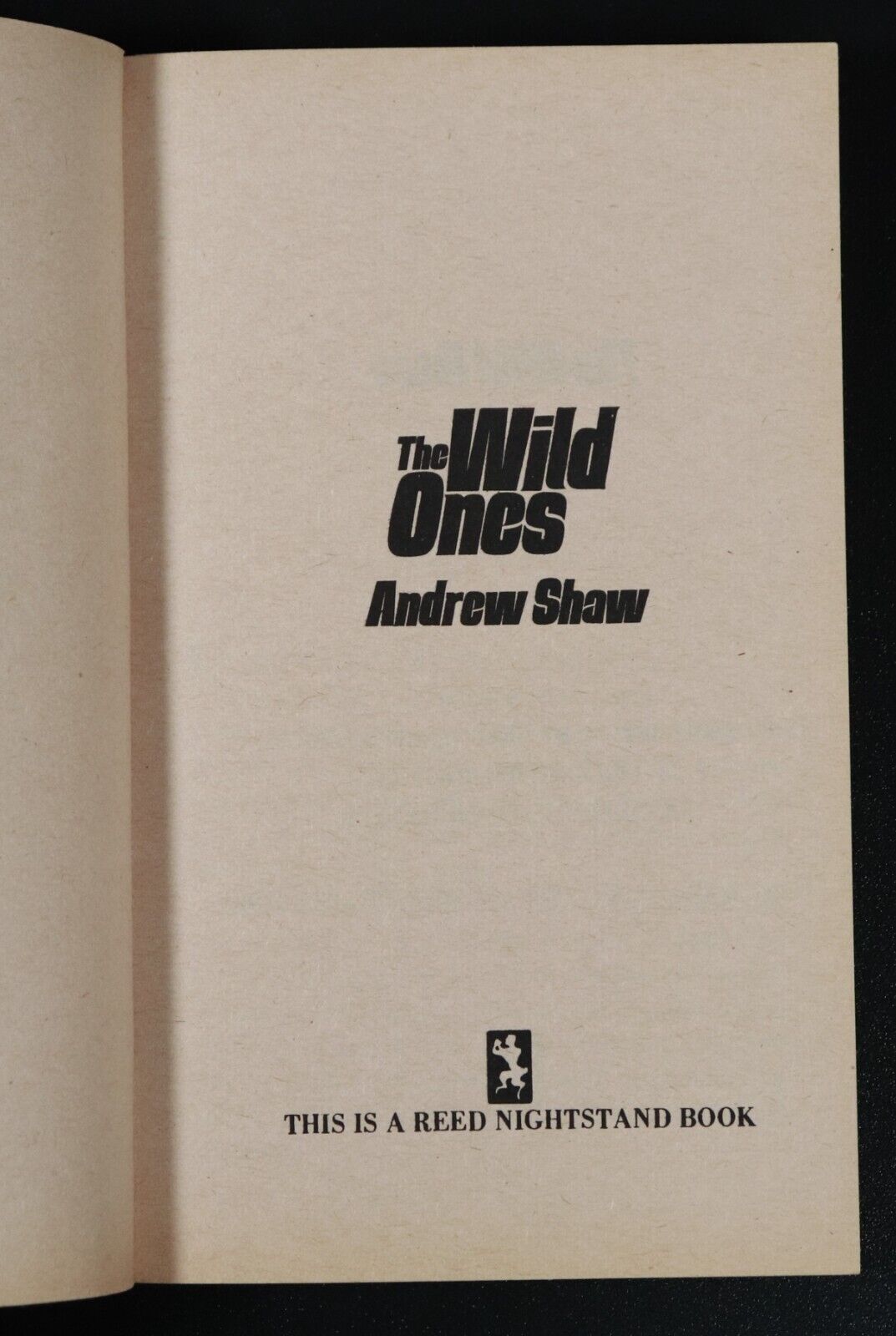 1974 The Wild Ones by Andrew Shaw Vintage Erotic Pulp Fiction Book 1st Edition