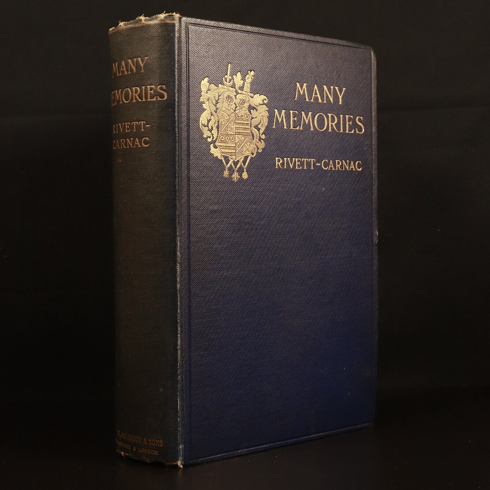 1910 Many Memories by John Rivett-Carnac Antique India Australia History Book