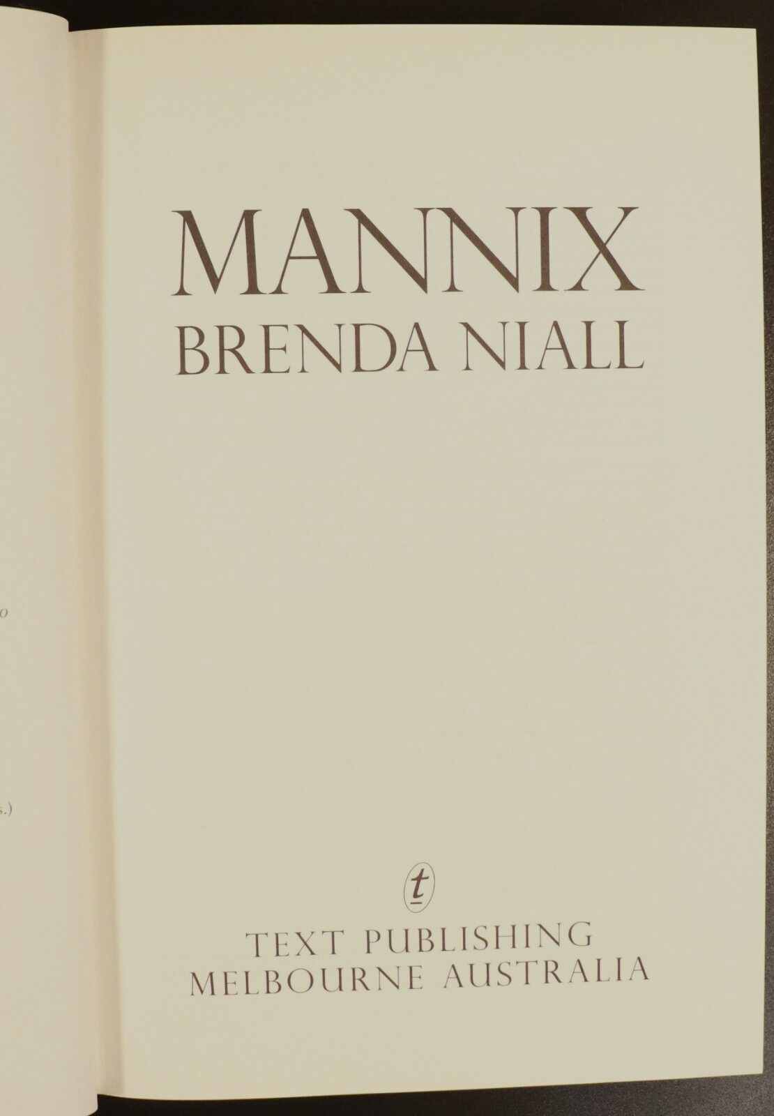 2015 Mannix by Brenda Niall Australian History Book Archbishop Of Melbourne