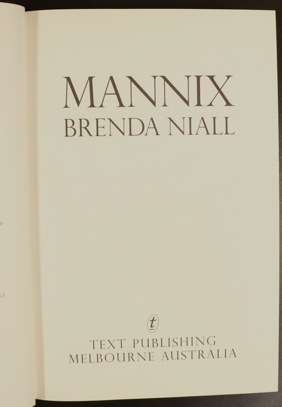 2015 Mannix by Brenda Niall Australian History Book Archbishop Of Melbourne