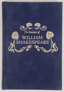 1961 The Sonnets of William Shakespeare Vintage Suede Literature Book-1