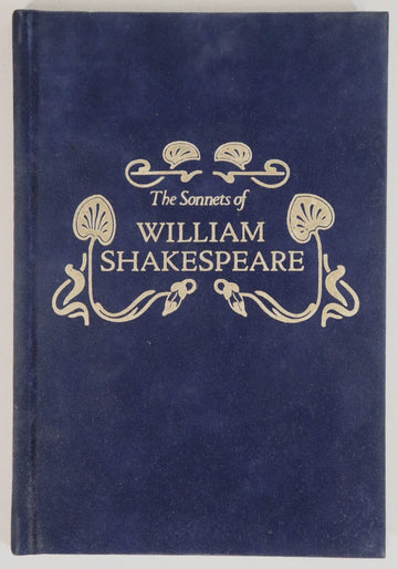 1961 The Sonnets of William Shakespeare Vintage Suede Literature Book