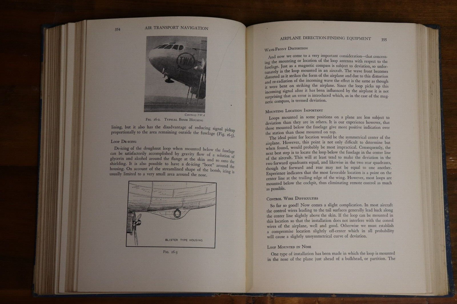 1943 Air Transport Navigation by P Redpath Antique Flight Pilot Navigation Book