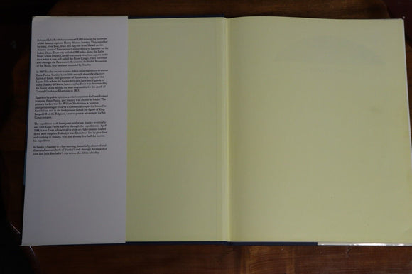 1990 In Stanley's Footsteps by J&J Batchelor 1st Edition Exploration Book