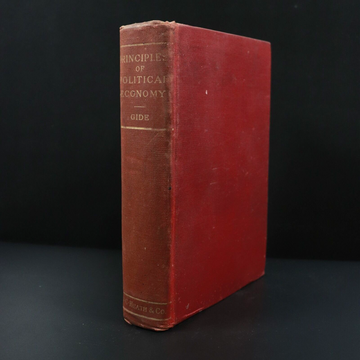 1903 Principles Of Political Economy by Charles Gide Antique Economics Book