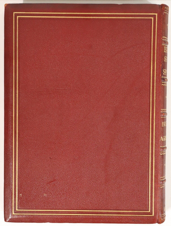 c1920 British Sports & Sportsmen - Agriculture Antique Sport History Book 1st Ed