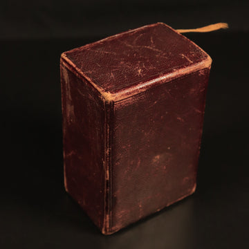 1845 Proper Lessons & Common Prayer Miniature Bible 2vol Set Antique Books - 0