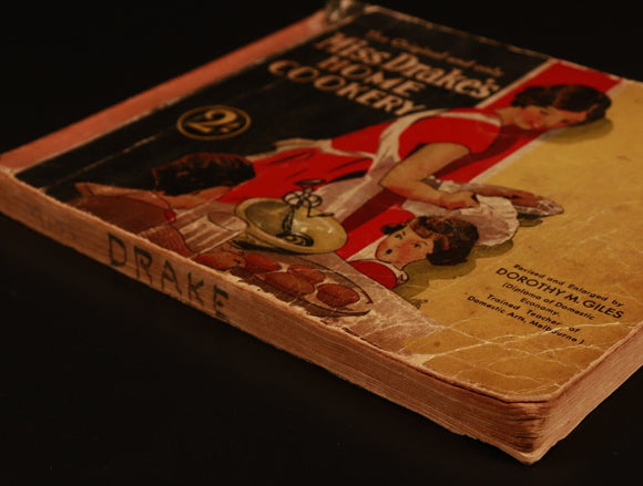 Miss Drake's Home Cookery 1935 Antique Australian Cook Book + Recipes