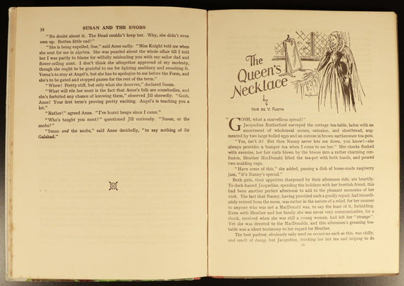c1950 Leisure Hour Stories Antique British Childrens Book Birn Brothers Ltd