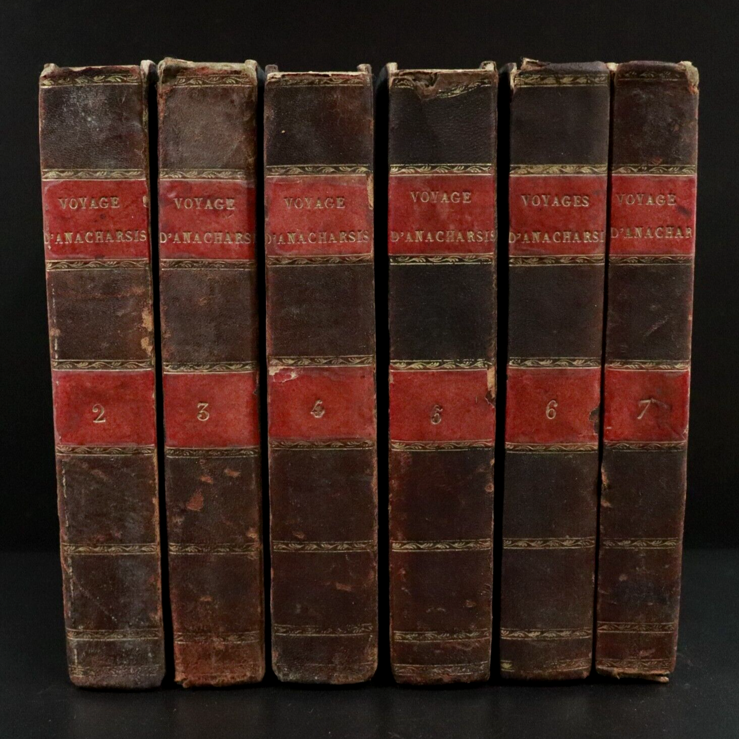 1790 6vol Voyage De Jeune Anacharsis En Grece Antiquarian History Books