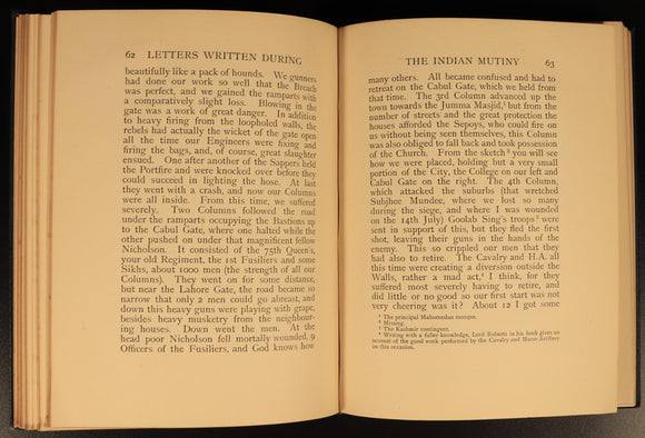 Letters Written During The Indian Mutiny Fred Roberts 1924 Military History Book