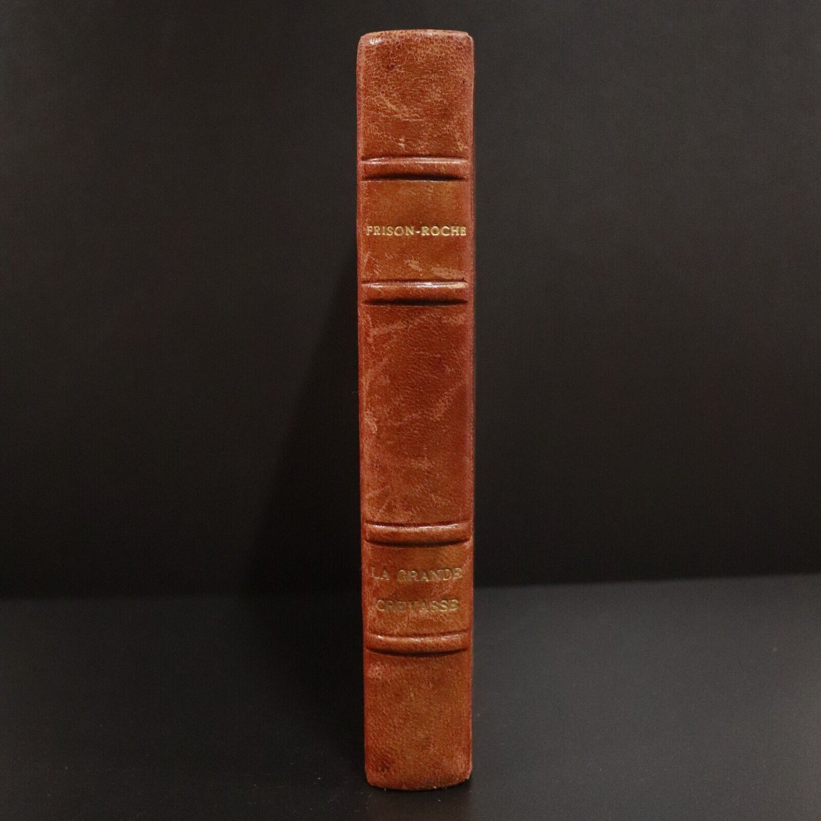 1948 La Grande Crevasse by R Frison Roche French Adventure Book Fine Binding