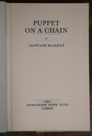 1969 Puppet On A Chain by Alistair MacLean 1st Edition Vintage Fiction Book-3