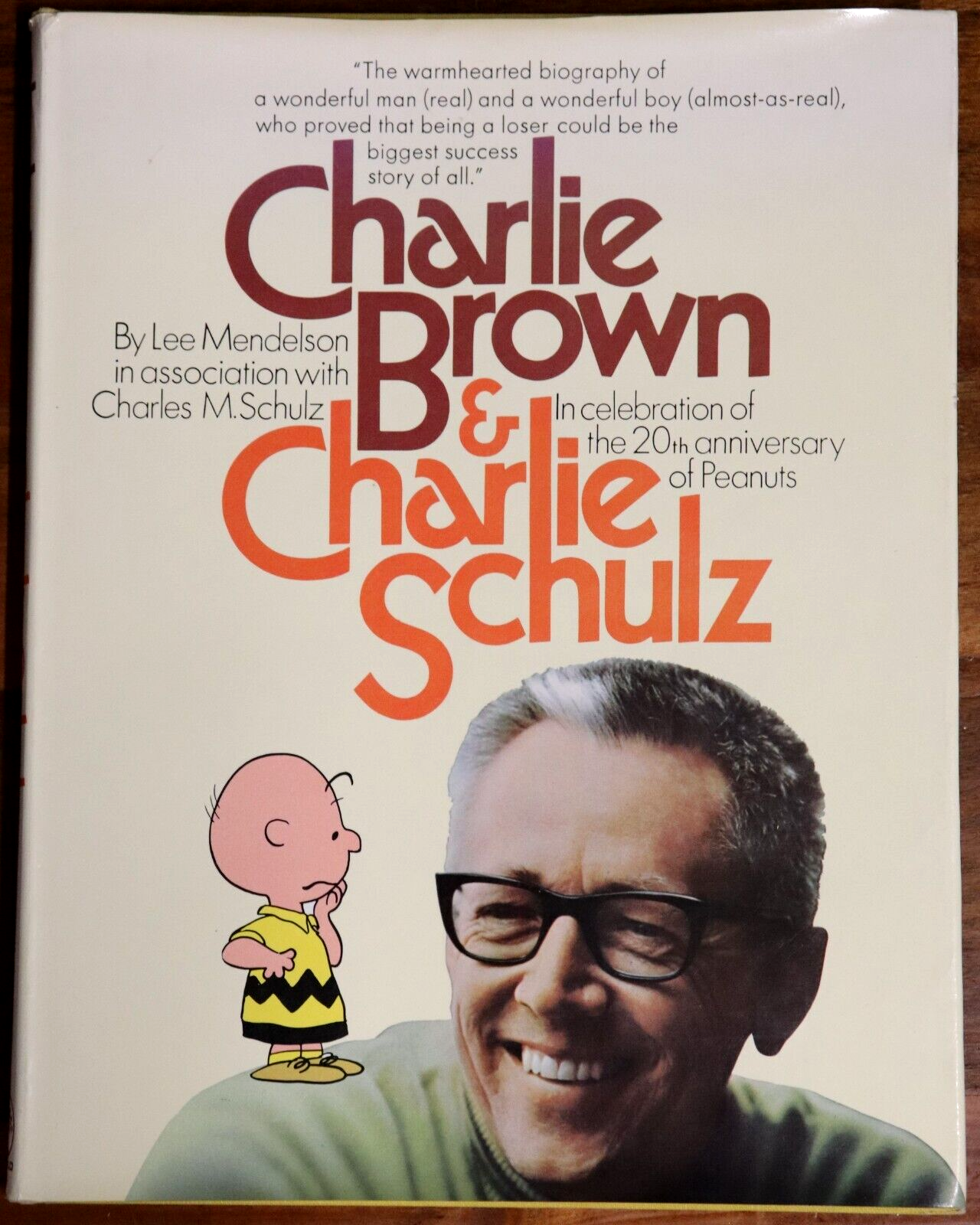 1970 Charlie Brown & Charlie Schulz by L Mendelson Vintage Pop Culture Book