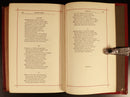 c1882 Poetical Works Of John Milton Paradise Lost Antique Poetry Book Leather-15
