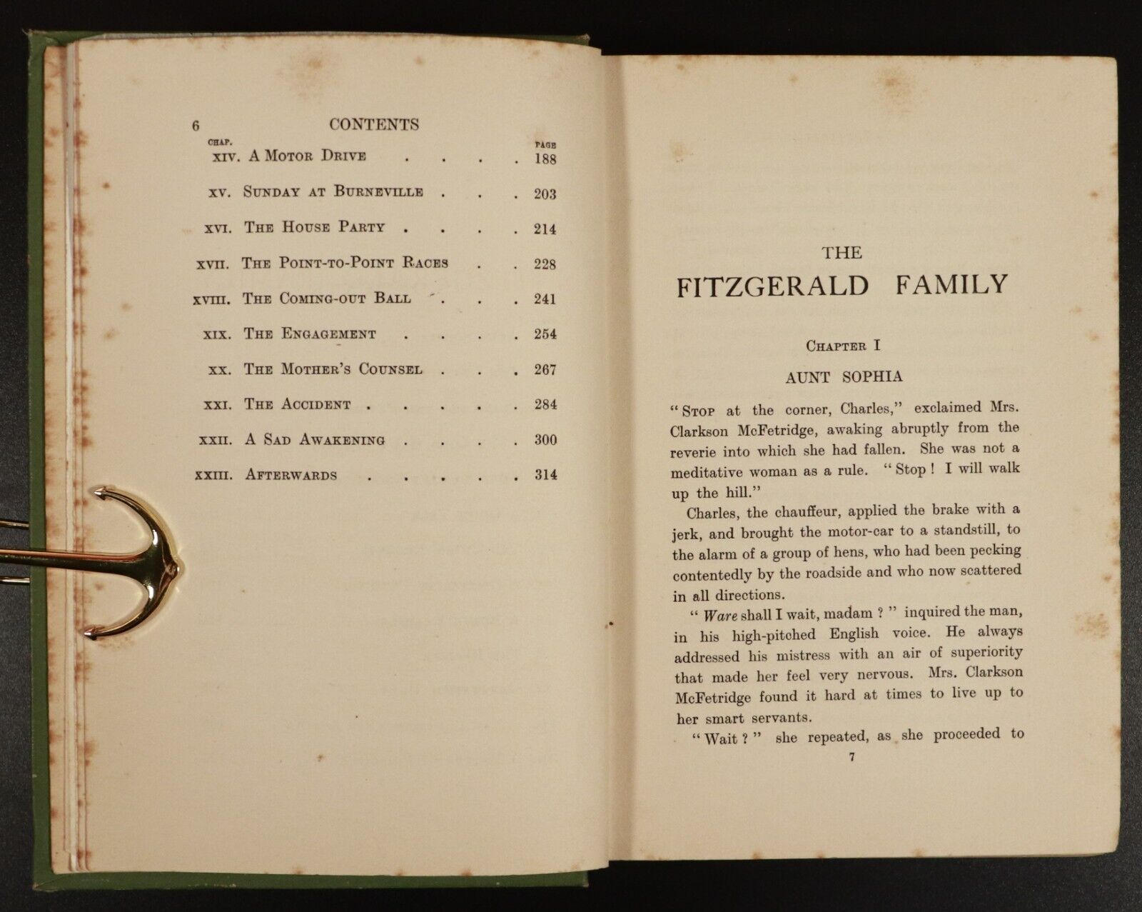 c1900 The Fitzgerald Family by M.S. Madden Antique British Fiction Book RTS