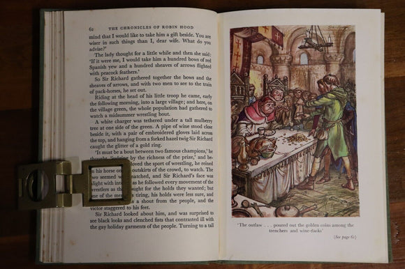 1950 The Chronicles Of Robin Hood R. Sutcliffe Vintage British Fiction Book