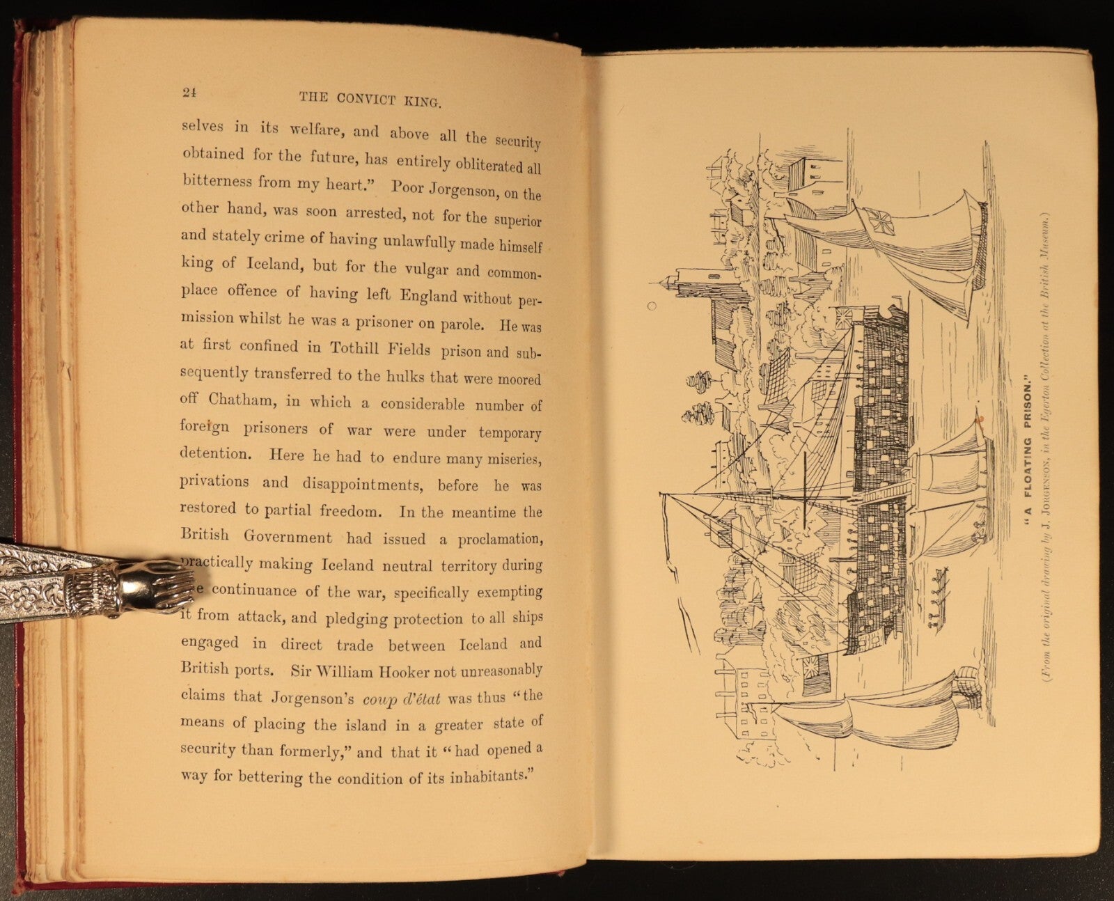 1891 The Convict King Jorgen Jorgenson Australian Convict History Book JF Hogan