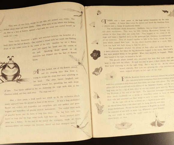 1940 The Nutcracker Suite by Walt Disney Antique Illustrated Childrens Book