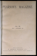 1901 Pearson's Magazine: HG Wells Antique British History & Literature Book-3