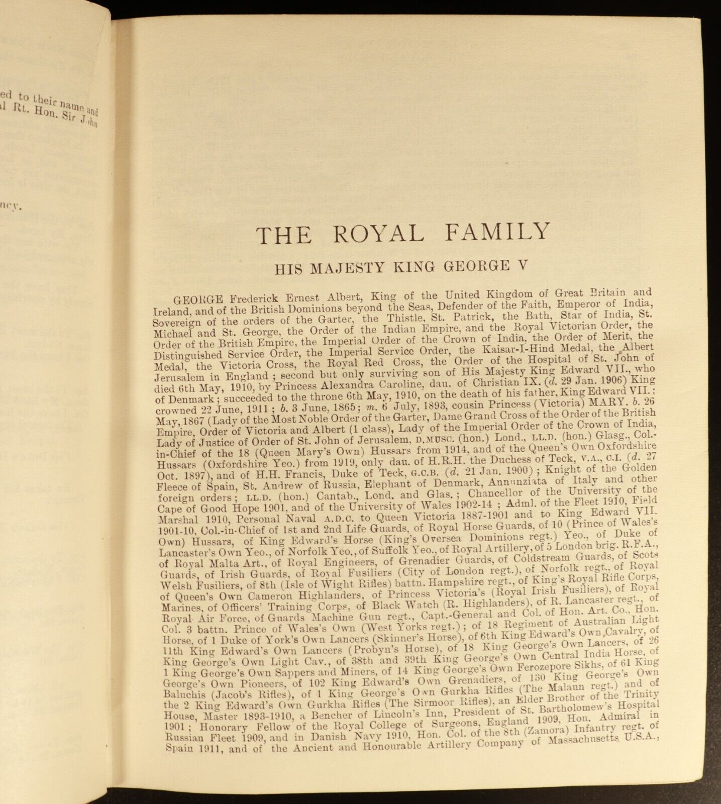 1920 Kellys Handbook Titled Landed Official Classes Antique British History Book