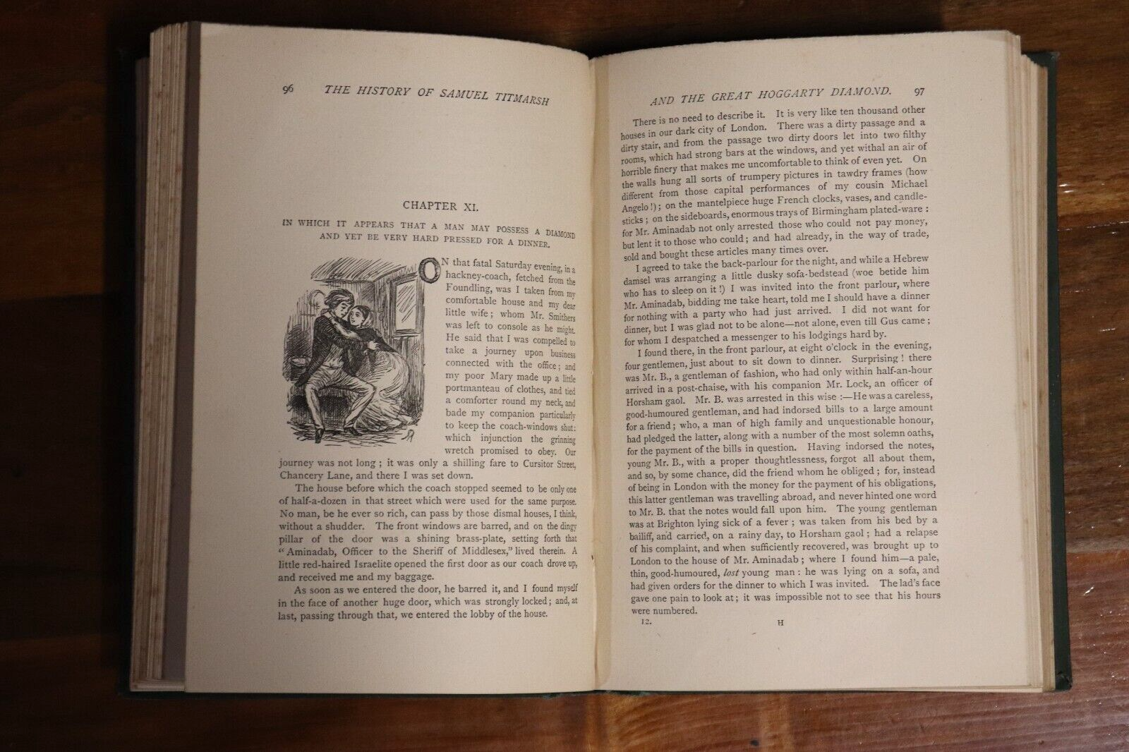 1879 The History Of Samuel Titmarsh by WM Thackeray Antique British Fiction Book