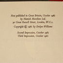1961 George: An Early Autobiography by Emlyn Williams Welsh Literature Book-4