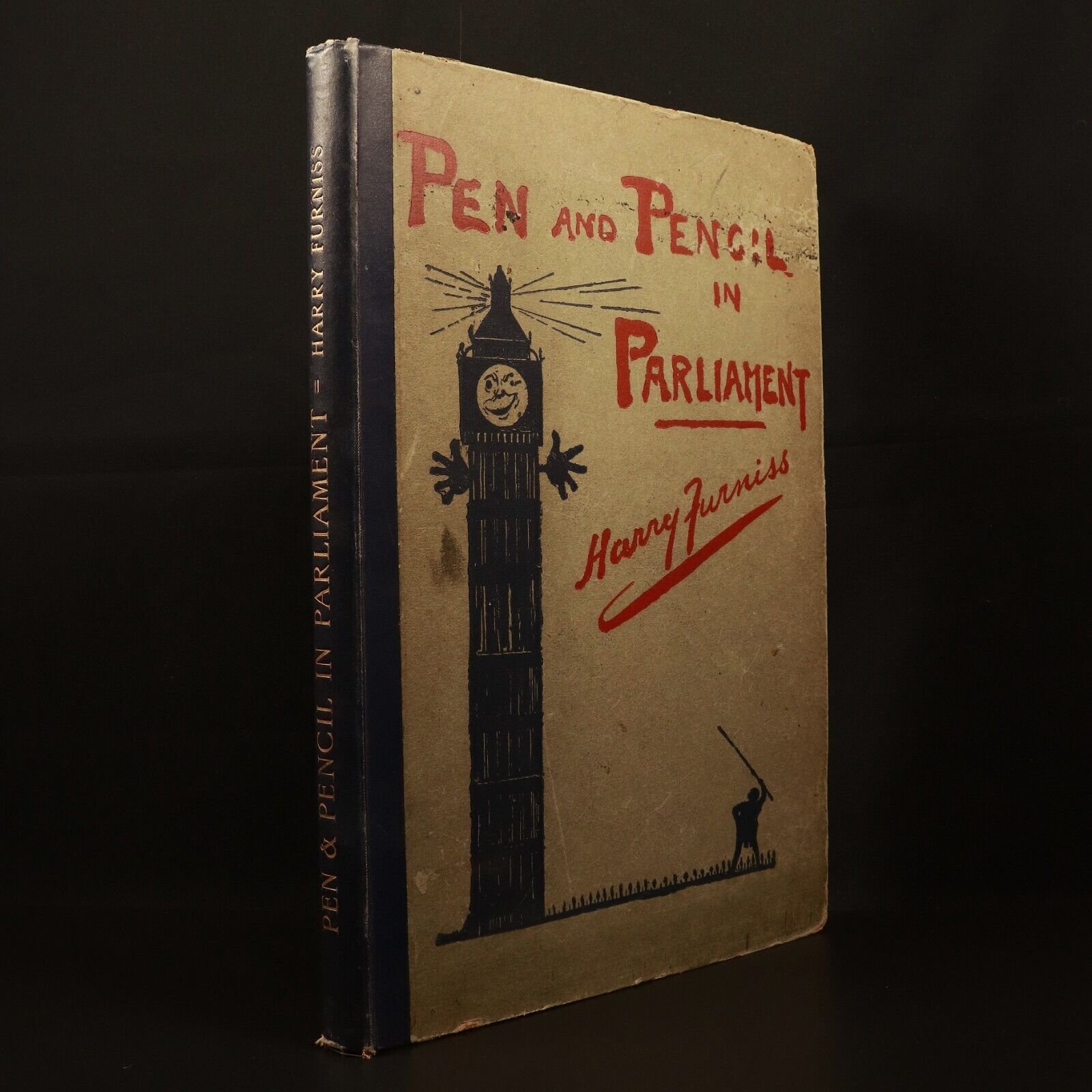 1897 Pen & Pencil In Parliament by Harry Furniss Antique British Art Book 1st Ed