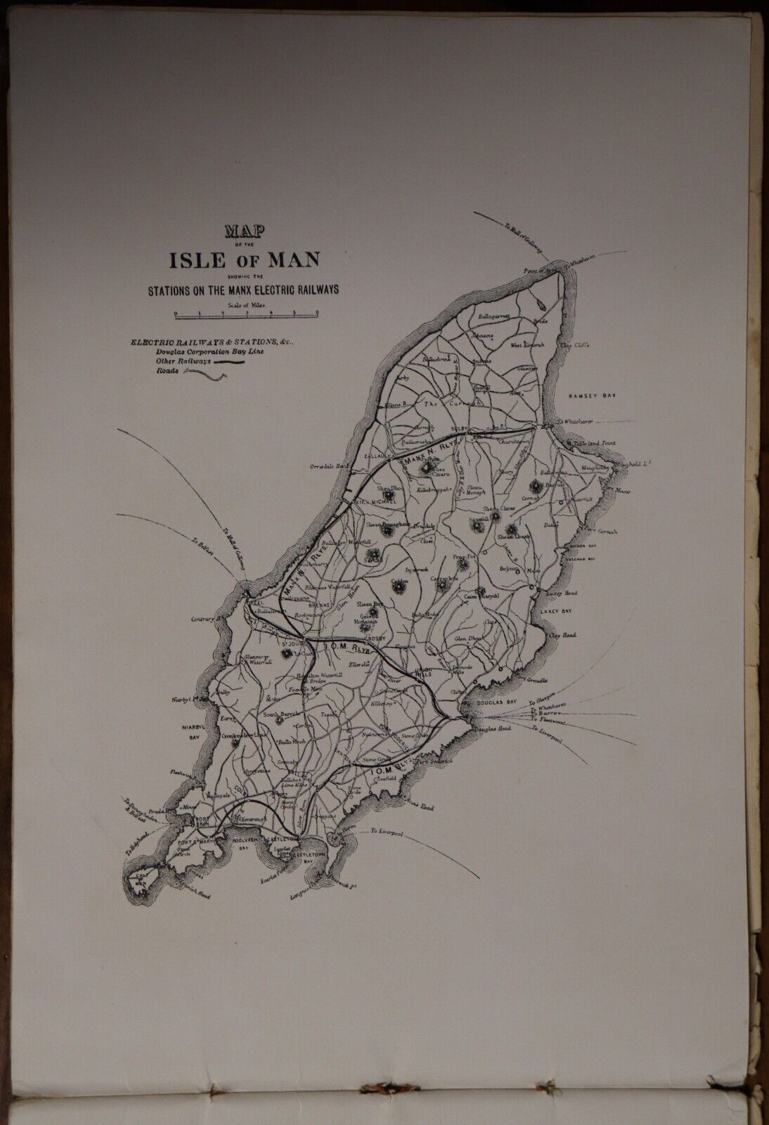 c1910 Art Photos Of The Isle Of Man Antique British Photo History Book