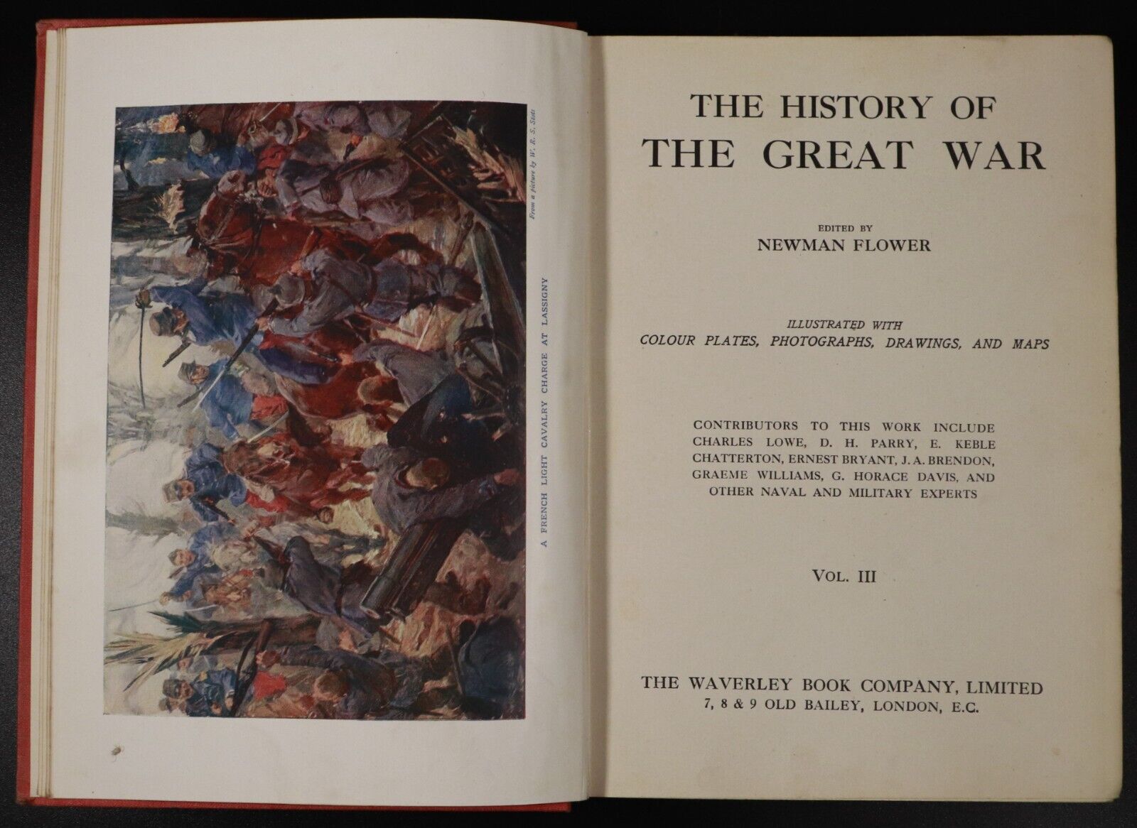 1915-22 8vol History Of The Great War Newman Flower Military History Books WW1