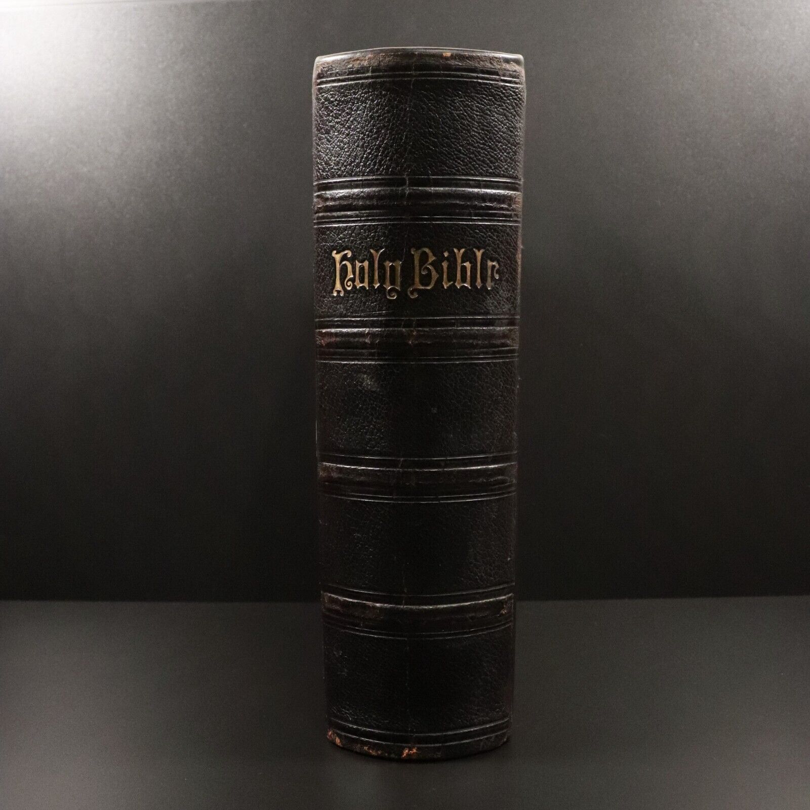 c1877 The Holy Bible With Australian Family Register + Photos Antiquarian Bible